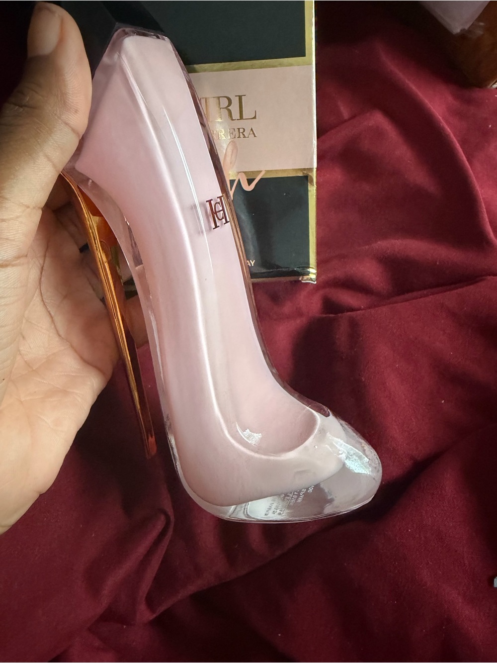 Good Girl Carolina Herrera Blush Perfume Shoe Bottle